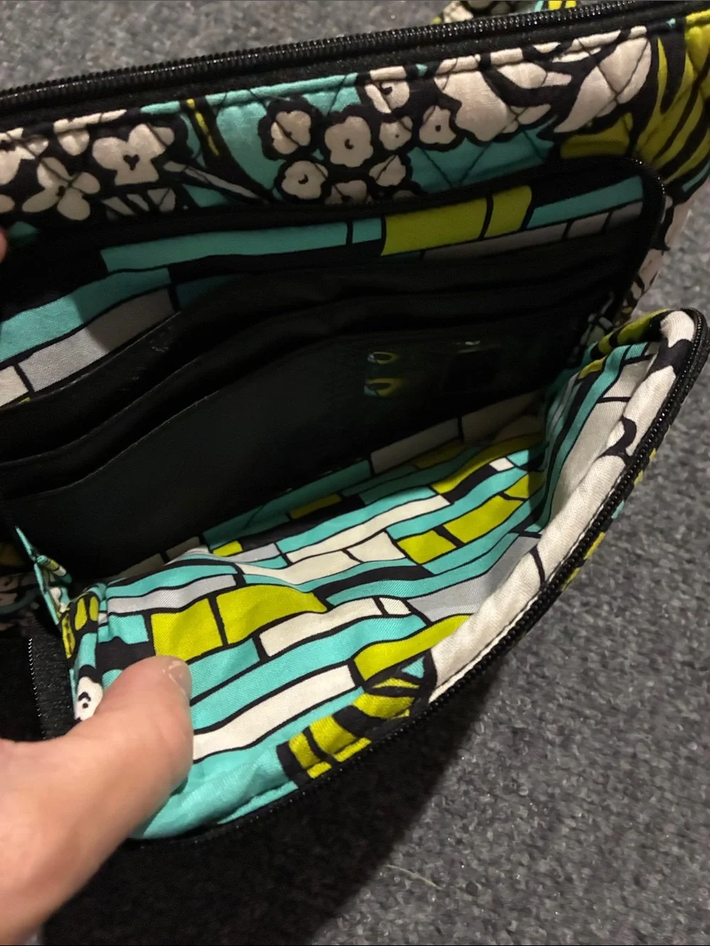👜 Vera Bradley ISLAND BLOOMS Adjustable Crossbody Bag Shoulder Purse